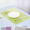 Wholesale E1210 rectangular Western placemats, pvc placemats, table MATS, plate MATS, waterproof and anti-slip bowl MATS Application Scenario